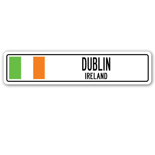 Dublin, Ireland Street Vinyl Decal Sticker