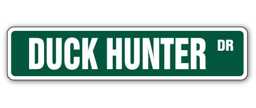 Duck Hunter Street Vinyl Decal Sticker