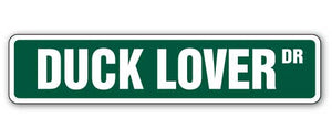 Duck Lover Street Vinyl Decal Sticker