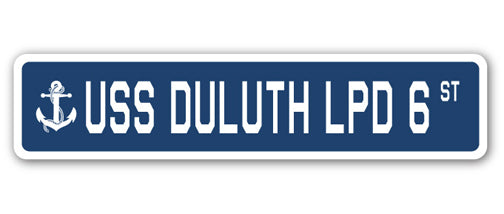 USS Duluth Lpd 6 Street Vinyl Decal Sticker