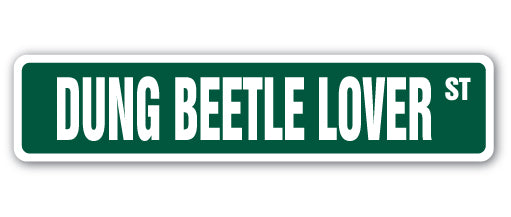 Dung Beetle Lover Street Vinyl Decal Sticker