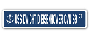 USS Dwight D Eisenhower Cvn 69 Street Vinyl Decal Sticker