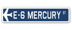 E-6 Mercury Street Vinyl Decal Sticker
