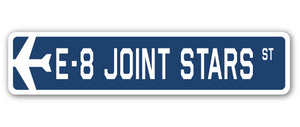 E-8 Joint Stars Street Vinyl Decal Sticker