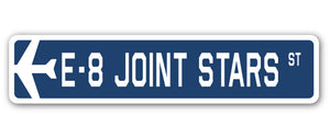 E-8 Joint Stars Street Sign