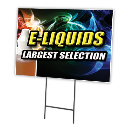 E-LIQUIDS LARGEST SELECTION