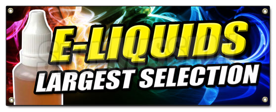 E-Liquids Largest Select Banner