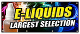 E-Liquids Largest Select Banner