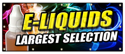 E-Liquids Largest Select Banner