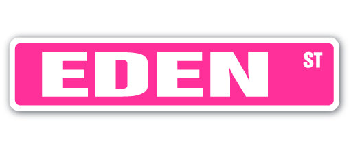 Eden Street Vinyl Decal Sticker