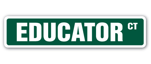 Educator Street Vinyl Decal Sticker