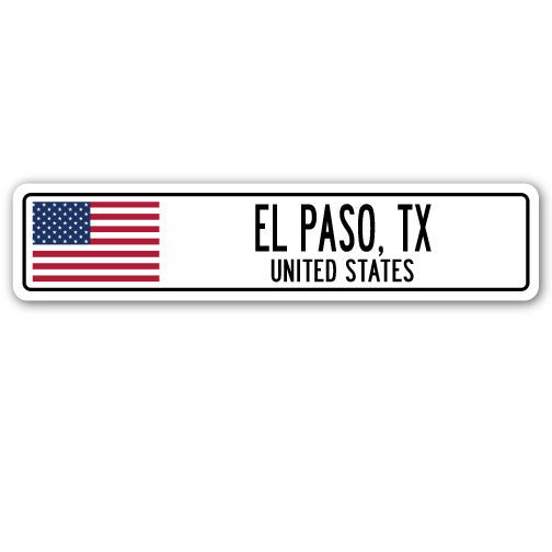 EL PASO, TX, UNITED STATES Street Sign