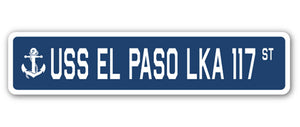 USS El Paso Lka 117 Street Vinyl Decal Sticker