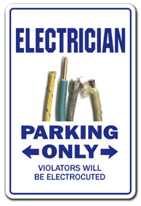 Electrician Street Vinyl Decal Sticker