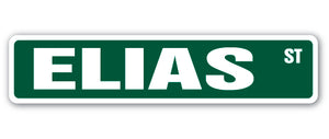 ELIAS Street Sign