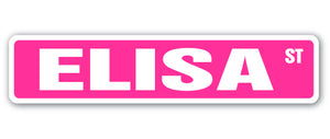 ELISA Street Sign