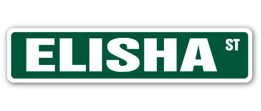 ELISHA Street Sign