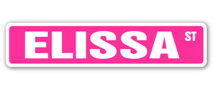 ELISSA Street Sign