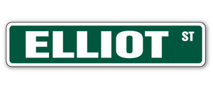 ELLIOT Street Sign