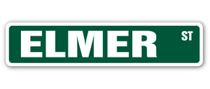 ELMER Street Sign