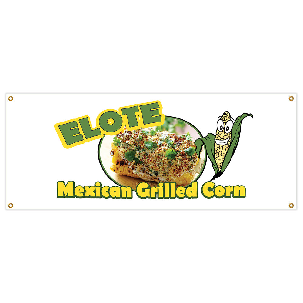 Elote Mexican Grilled Corn Banner