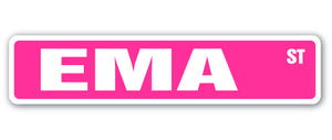 Ema Street Vinyl Decal Sticker