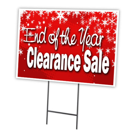 END OF THE YEAR CLEARANCE SALE