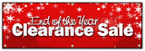 End Of The Year Clearanc Banner