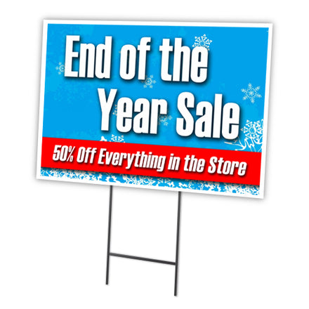 END OF THE YEAR SALE 50% OFF EVERYTHING