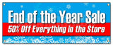 End Of The Year Sale 50 Banner