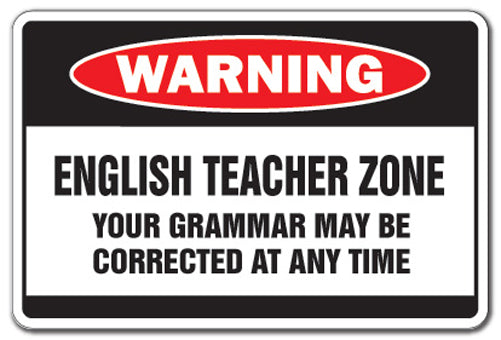 English Teacher Zone Vinyl Decal Sticker