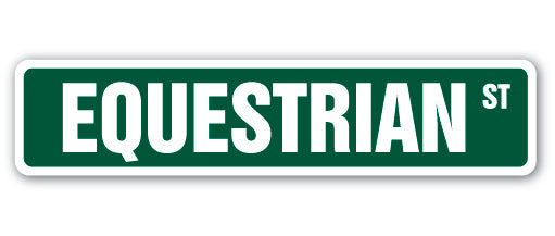 Equestrian Street Vinyl Decal Sticker