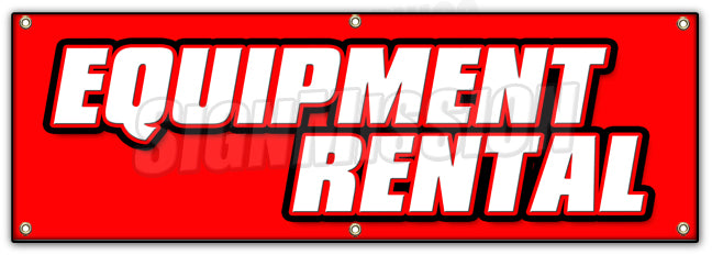 Equipment Rental Banner