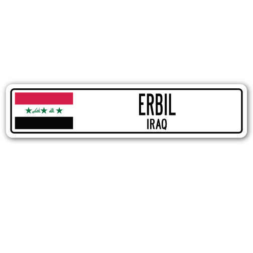 ERBIL, IRAQ Street Sign