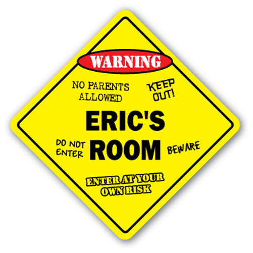 Eric's Room Vinyl Decal Sticker