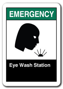 Emergency Sign - Eye Wash Station