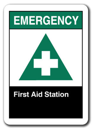 Emergency Sign - First Aid Station