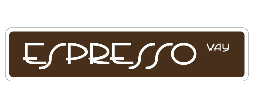 Espresso Street Vinyl Decal Sticker