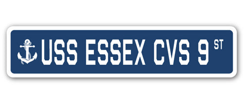 USS Essex Cvs 9 Street Vinyl Decal Sticker