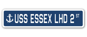 USS Essex Lhd 2 Street Vinyl Decal Sticker