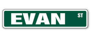 Evan Street Vinyl Decal Sticker