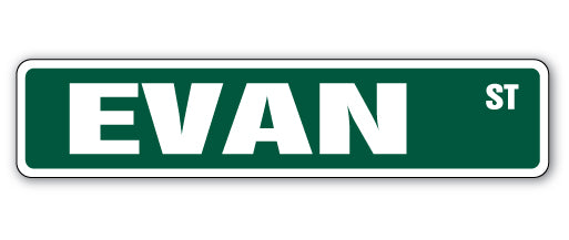 Evan Street Vinyl Decal Sticker