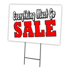 EVERYTHING MUST GO SALE