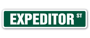 EXPEDITOR Street Sign