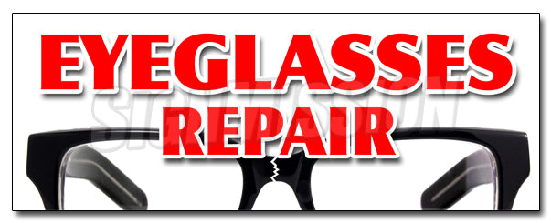 Eyeglass Repair Decal