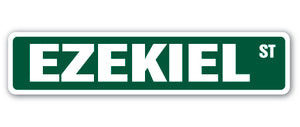 EZEKIEL Street Sign