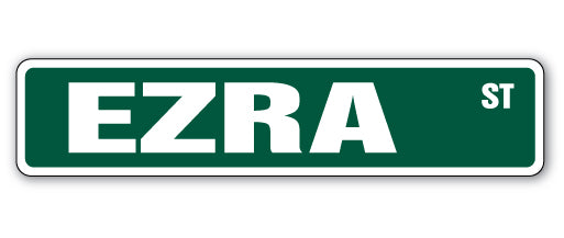 EZRA Street Sign