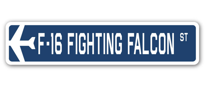 F-16 Fighting Falcon Street Vinyl Decal Sticker