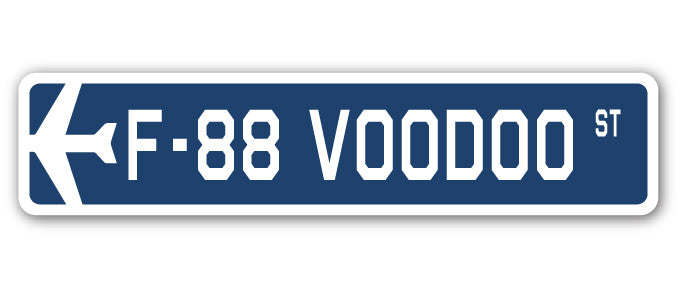 F-88 Voodoo Street Sign