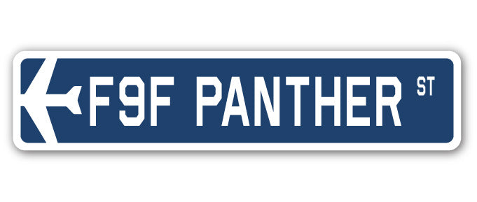 F9F Panther Street Sign